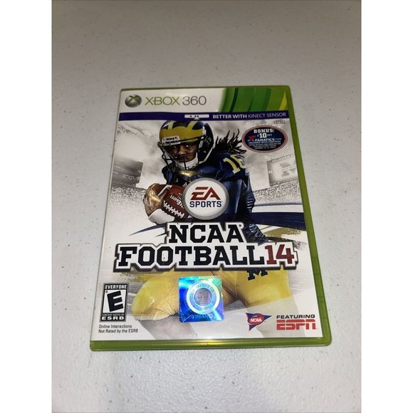 NCAA Football 14 (Xbox 360, 2013) Complete w/Inserts! Last year made